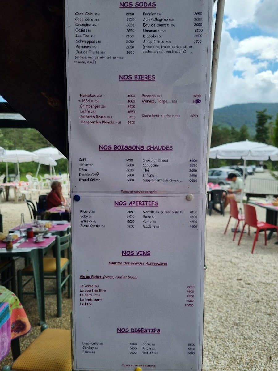 Menu La Flambée Du Lac-4